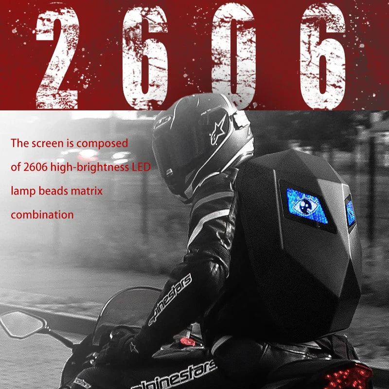 LED Screen 3D Hard Shell Backpack