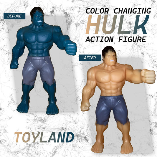 Color-Changing Hulk Action Figure – Heat-Activated Transform Toy