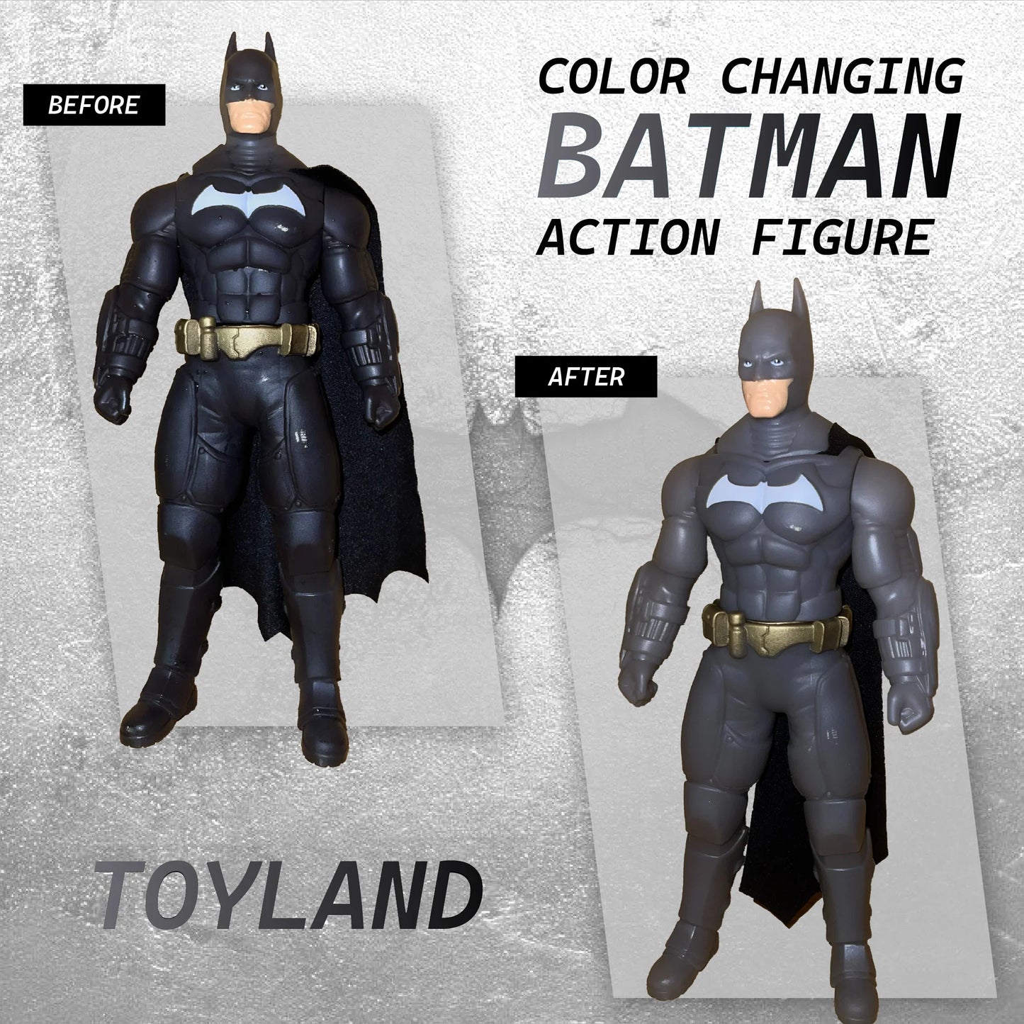Color-Changing Batman Action Figure – Heat-Activated Transform Toy
