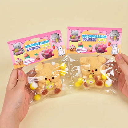 squishy toys cute mochi butter bear