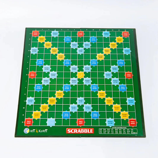 Scrabble Classic Crossword Board Game – 100 Wooden Tiles & Racks