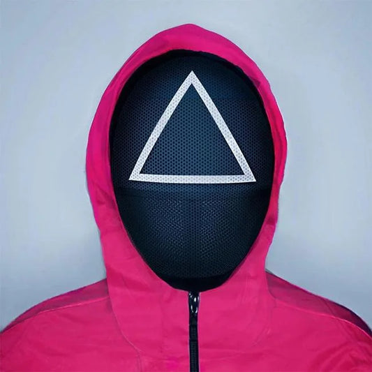 Squid Game Triangle Guard Mask