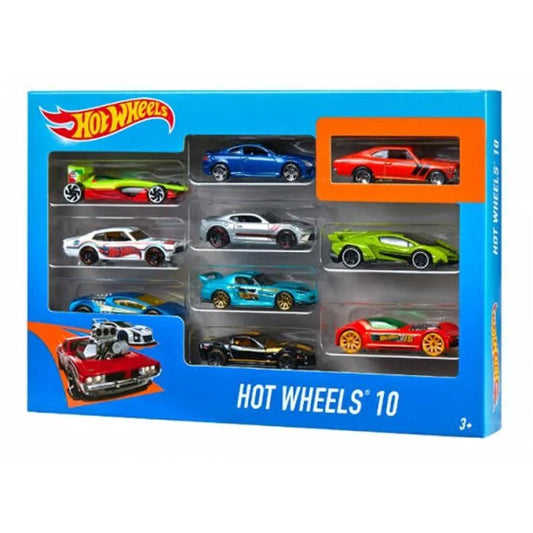 Hot Wheels Multi pack – 10 Vehicles for Racing & Display