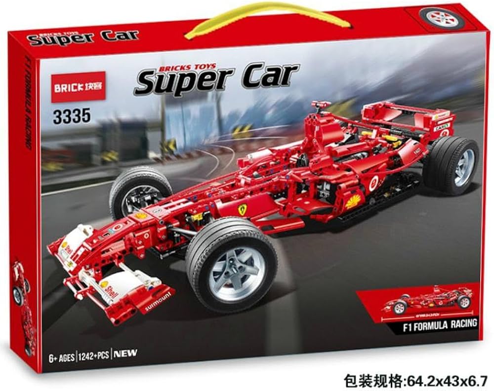 Technic Ferrari F1 Racing Car Model - Building Set
