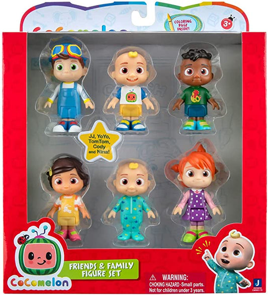 Cocomelon Friends & Family - 6 Figures set