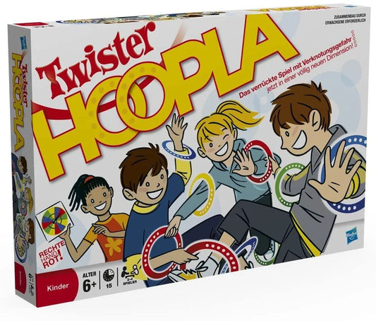 Twister Hoopla Party Game – 5 Fun Modes with Rings & Spinners