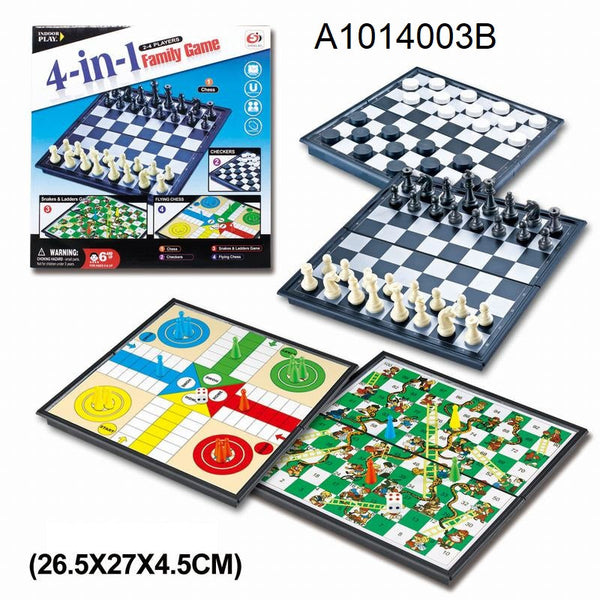 4 IN 1 CHESS SET BOX