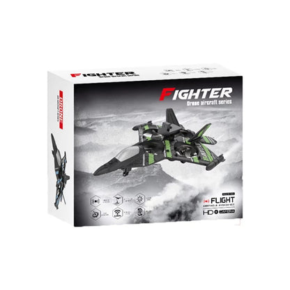 2.4GHZ RC Plane, Remote Control Airplane, RC Helicopter, 360° Flip Fighter Jet Toy, Toys for ages 8-13 with Colorful LED Navigation Lights Red