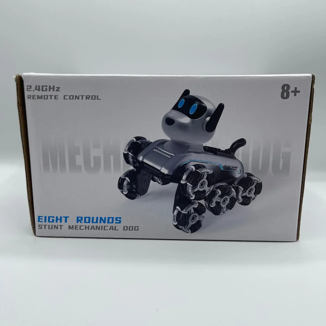 Eight-Wheel Stunt Mechanical Dog – Remote Control Robot Pet Toy