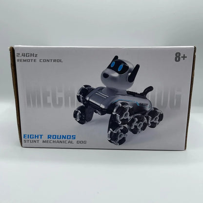 Eight-Wheel Stunt Mechanical Dog – Remote Control Robot Pet Toy