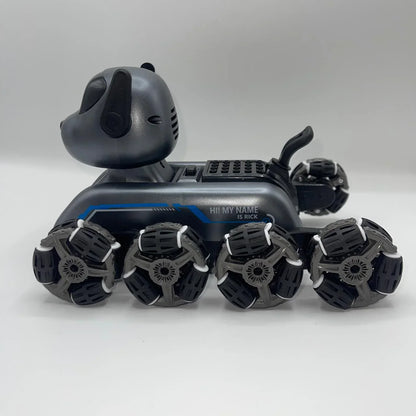 Eight-Wheel Stunt Mechanical Dog – Remote Control Robot Pet Toy
