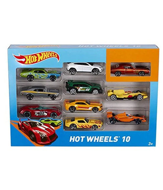 Hot Wheels Multi pack – 10 Vehicles for Racing & Display
