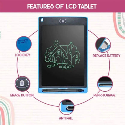 8.5-Inch LCD Paperless Writing Tablet – Reusable Digital Drawing & Note Board